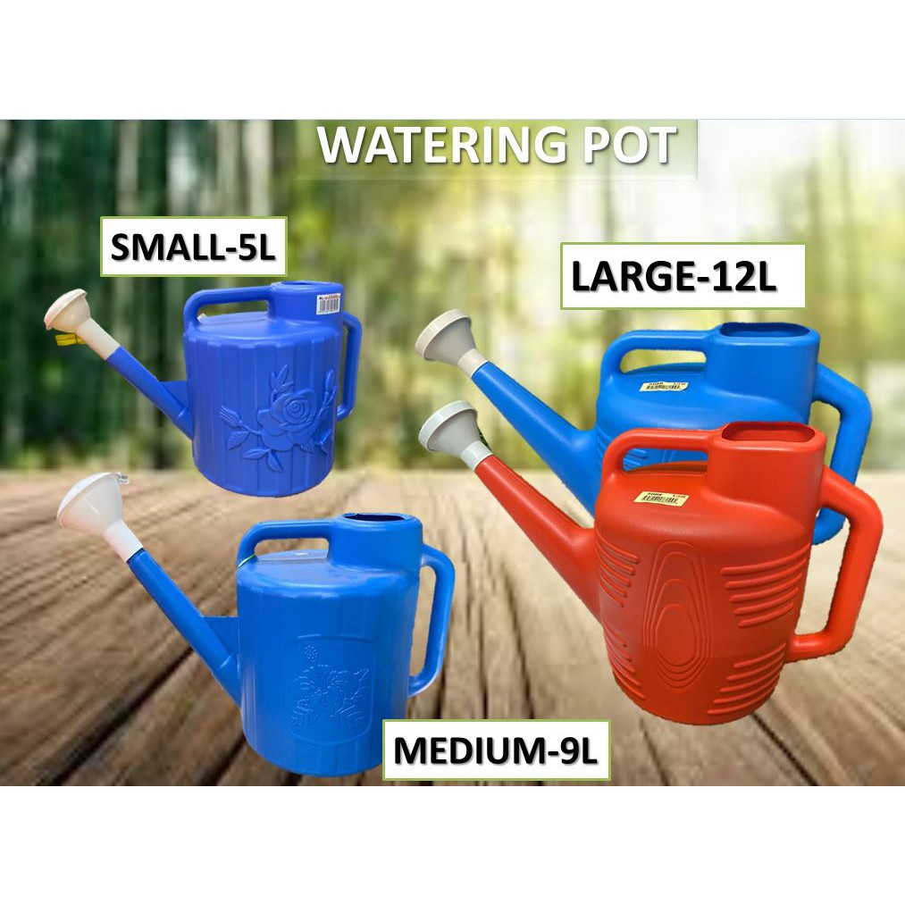 Siram bunga Bekas Air Classic Plastic Watering Can Plants ...