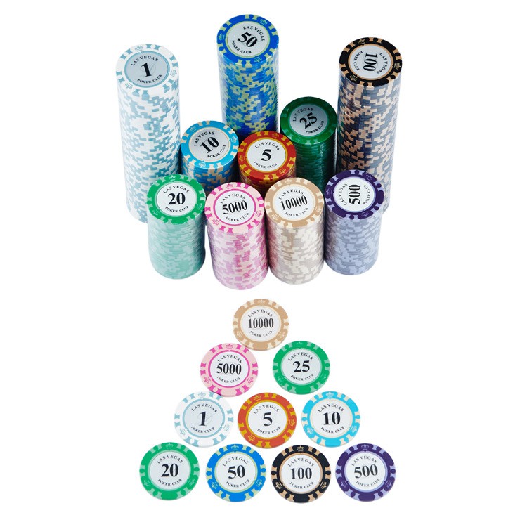 Purpose Versatile Poker Chip Numbers (Pap poker) Crown Series + Las Vegas High Quality Plastic PK 8 Multi Have - Image 5
