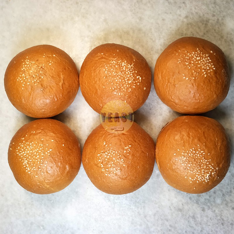 French Brioche Burger Bun Halal Frozen Full Baked Shopee Malaysia