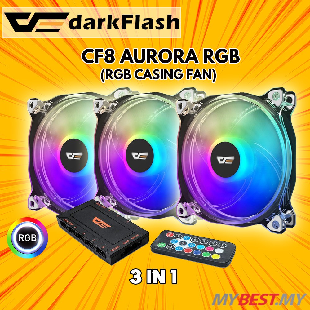 AIGO DARKFLASH CF8 Pro RGB Casing Fan | Shopee Malaysia