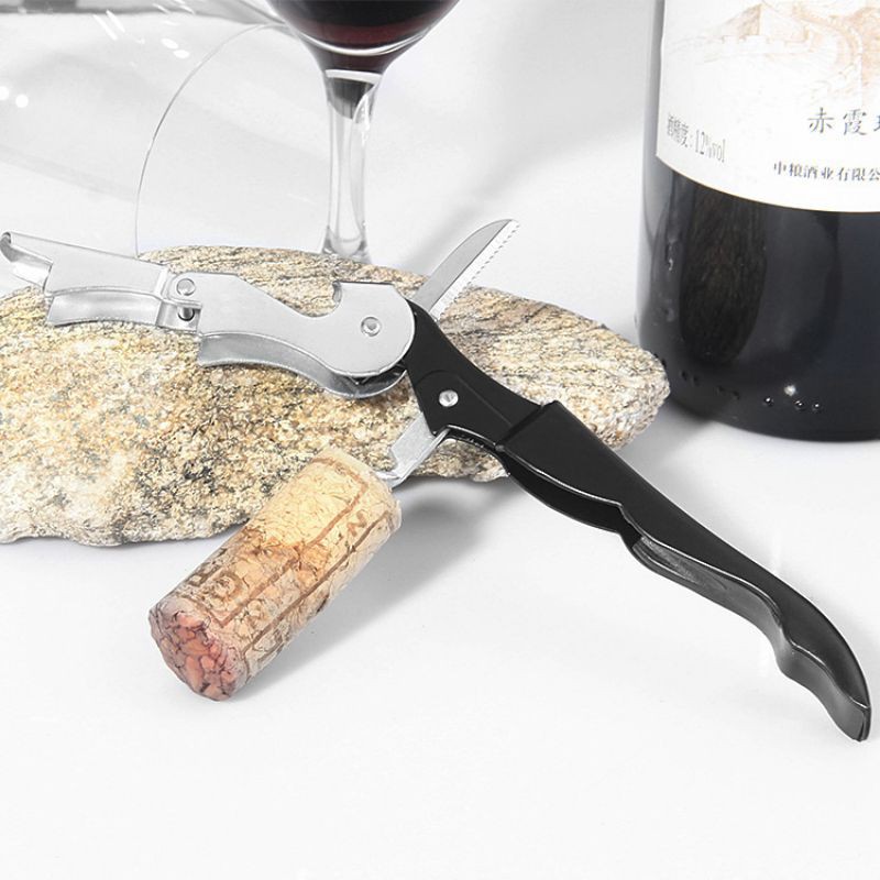 M8015 wine bottle opener Wine knife stainless steel wine bottle opener海马刀开瓶器 红酒葡萄酒开瓶器 启瓶器啤酒多