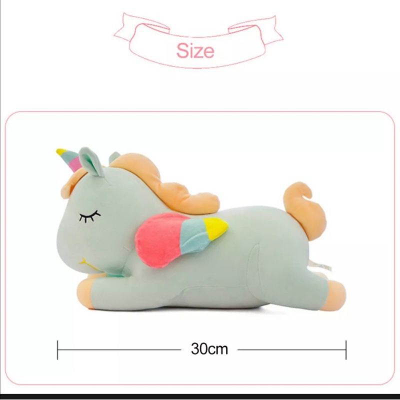 Buy KIDS DOLL New 30CM Cute Soft Unicorn Dolls Patung Comel Hadiah 