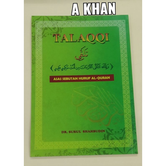 Ready Stock Buku Talaqqi Asas Sebutan Huruf Al Quran Shopee Malaysia