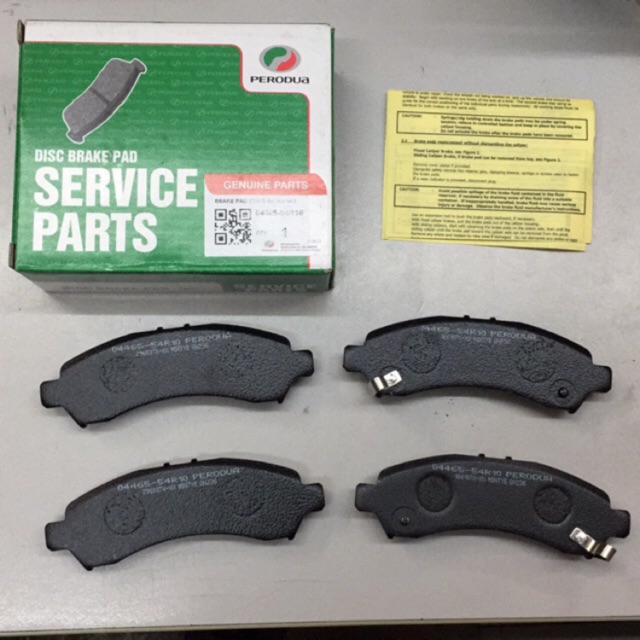 MYVI LAGI BEST/AXIA/BEZZA FRONT BRAKE PAD PERODUA ORIGINAL Shopee