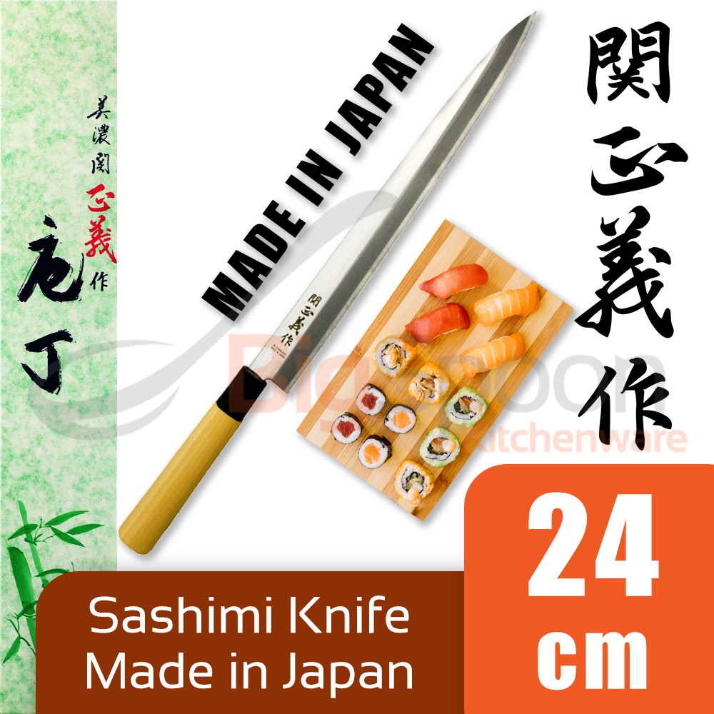 Yanagi Sashimi Knife 24cm Japanese Knife Stainless Steel High Quality for Sashimi Fish - 100% Japan Original