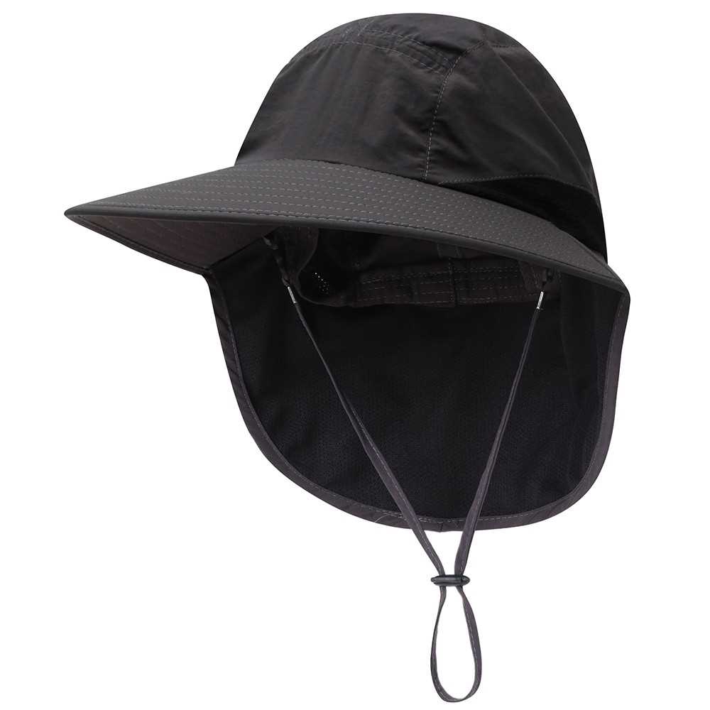 men's cap with neck flap