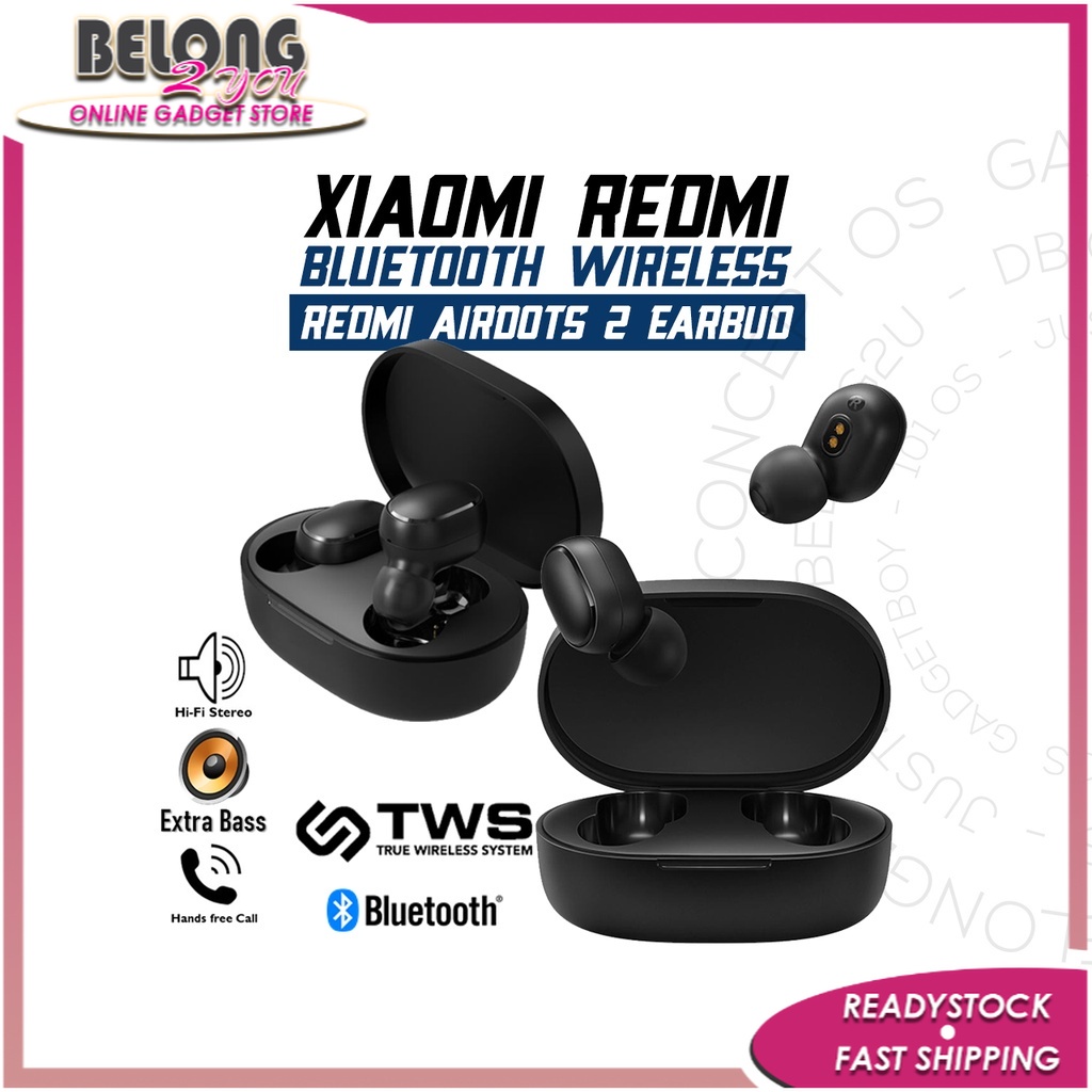 REDMI AIRDOTS 2 TWS XIAO MI TRUE WIRELESS STEREO EARBUDS BASIC EARPHONE BLUETOOTH 5.0 WIRELESS