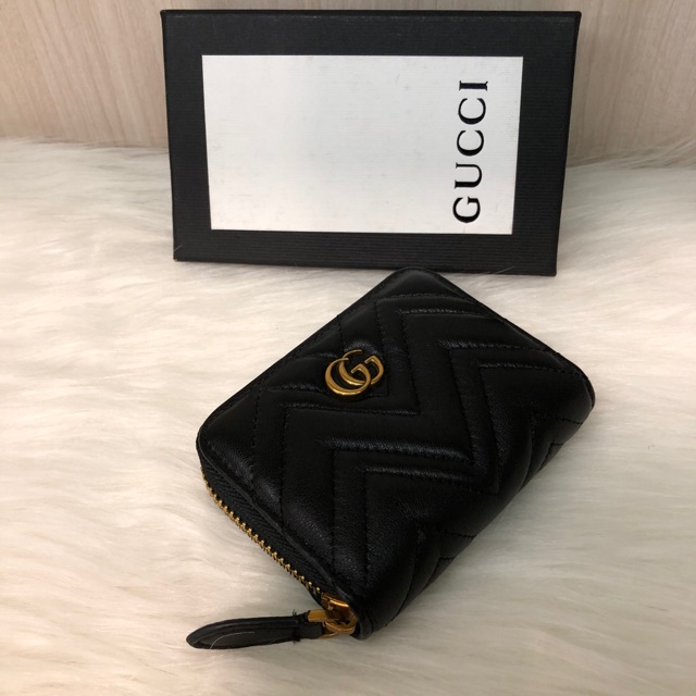 gucci card holder with zipper