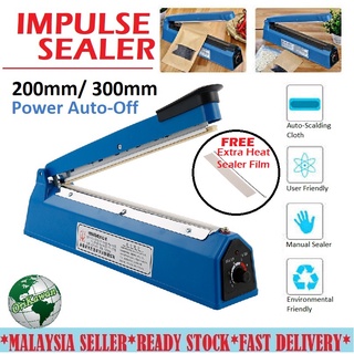 Impulse Sealer Machine 200mm/ 300mm Heating Sealer