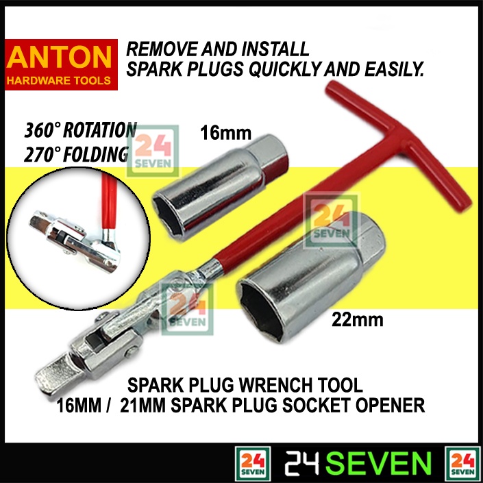 SPARK PLUG WRENCH TOOL 16MM 21MM SPARK PLUG SOCKET OPENER TOOL SET