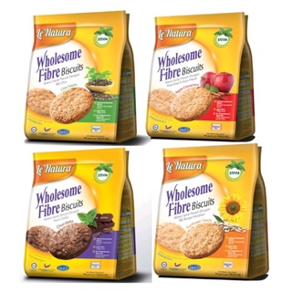 LE'NATURA OAT BISCUIT : STEVIA + LOW GI + LOW SUGAR + HIGH FIBRE: 2  CHOCOLATE + 2 SUNFLOWER SEEDS | Shopee Malaysia