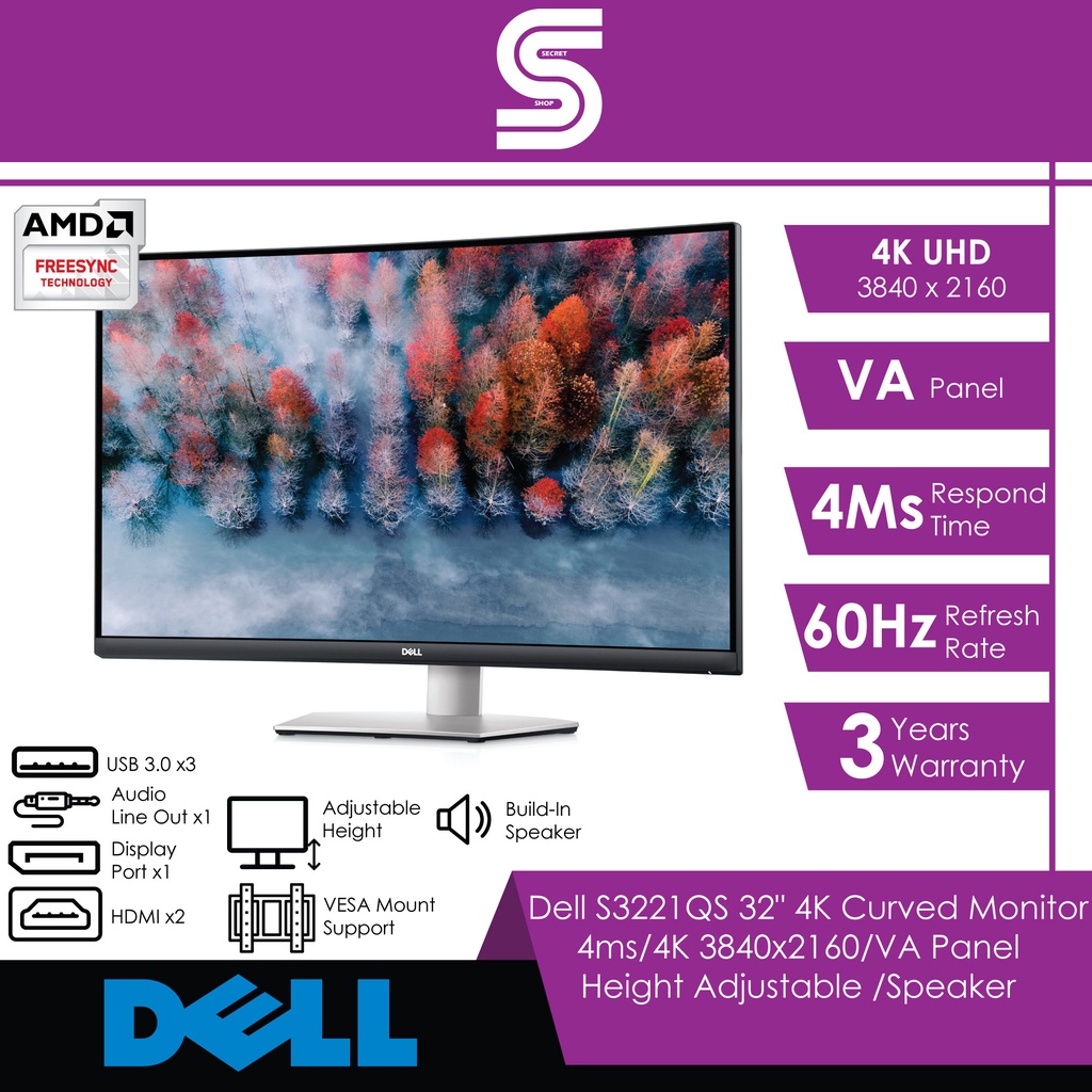 Dell S3221QS 32