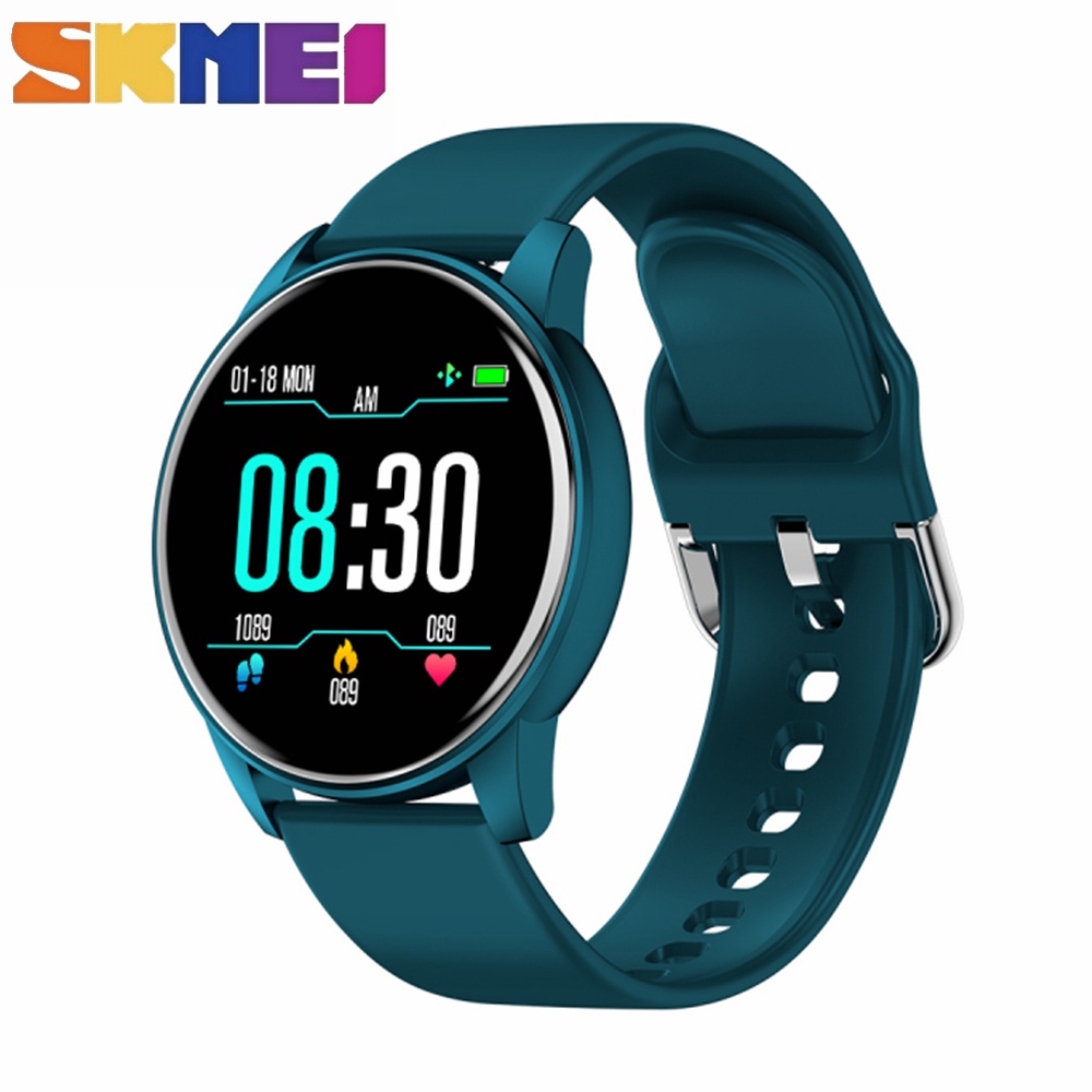 SKMEI Women Smart Watch Real-time Weather Forecast Activity Tracker Heart Rate Monitor Sports Ladies Men Smart Watch For Android/OS