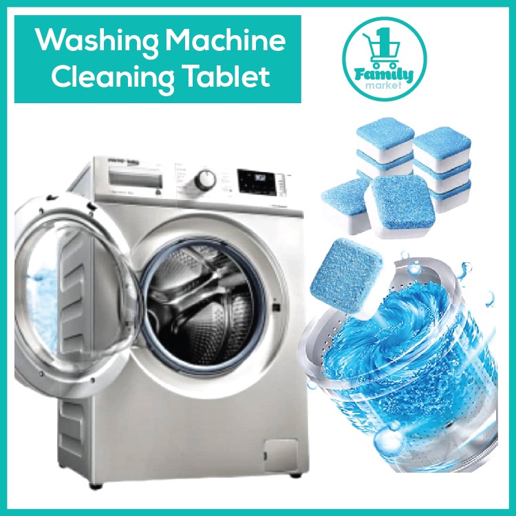 [READY STOCK] 12 Pcs Washing Machine Deep Clean Tank Cleaner Cube
