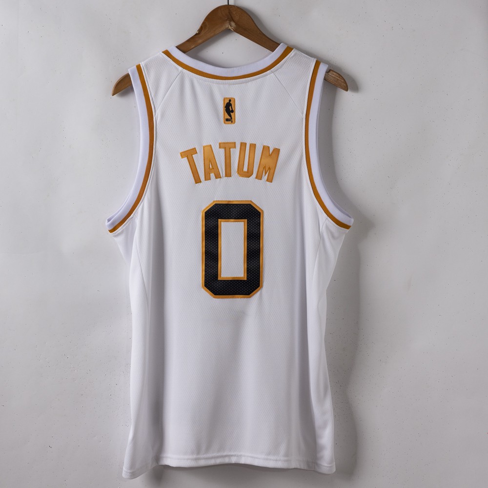 jayson tatum gold jersey