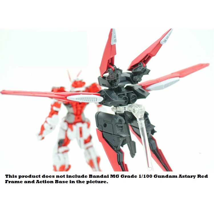 for RG 1/144 Gundam Astray Red Blue Frame Gunpla EW Flight Unit Backpack w/Decal 