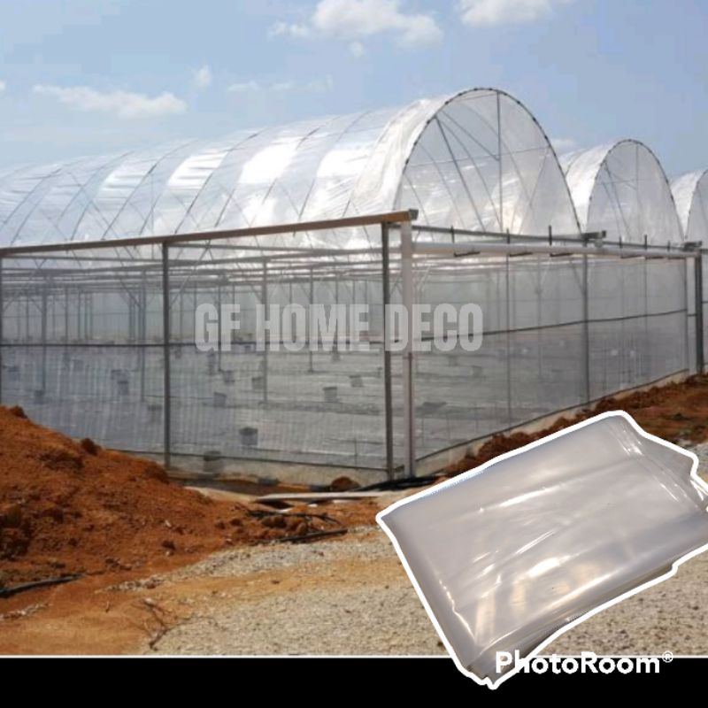 Plastik Uv Greenhouse Film 24ft Width Lebar Rumah Pelindung Hujan Rph 24kaki Greenhouse Plastic Uv Resistance Pla Shopee Malaysia