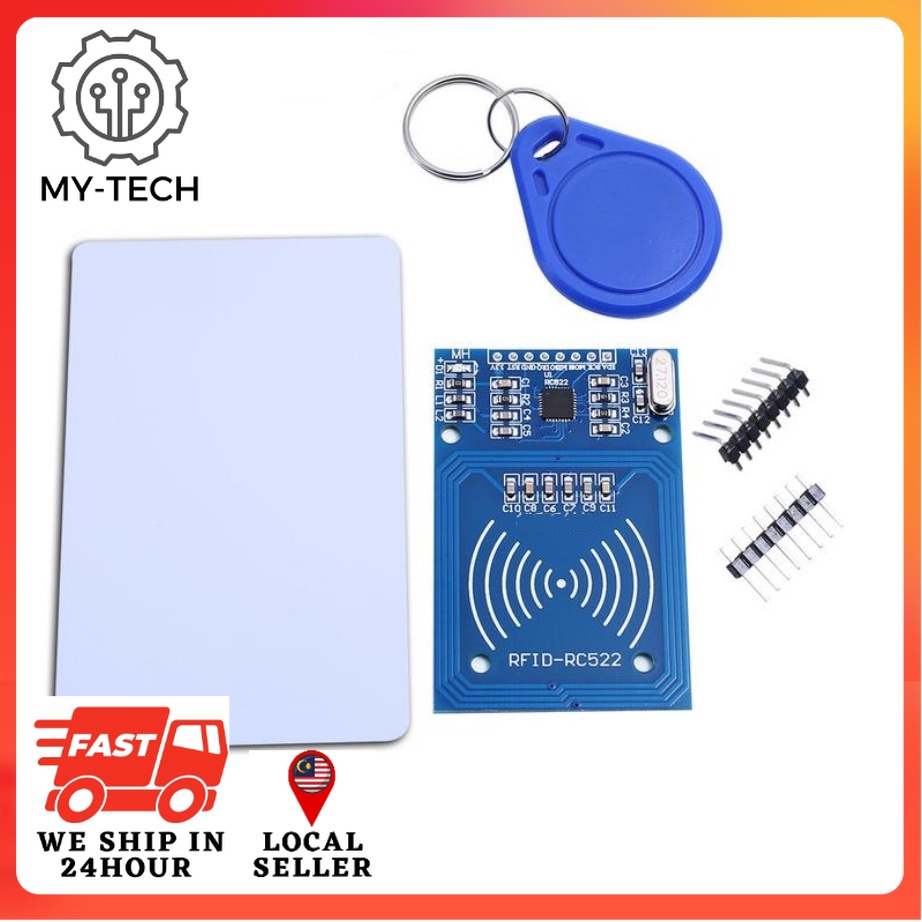 Arduino RFID RC522 Card Reader Module Set MFRC522 | Shopee Malaysia