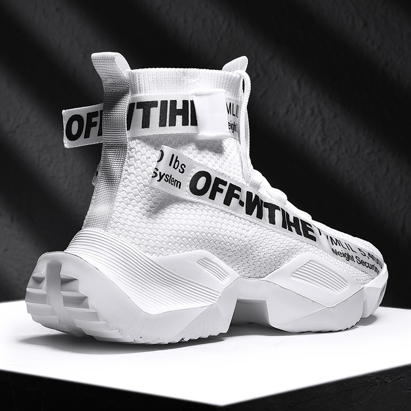 big white shoes