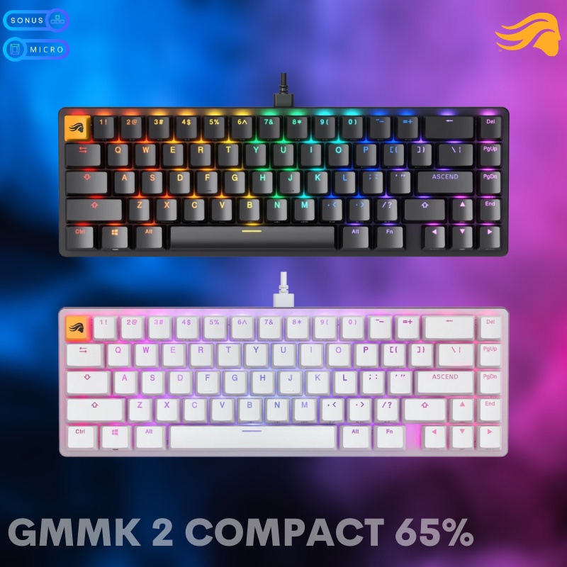 Glorious GMMK 2 Compact 65 Prebuilt Mechanical Keyboard Shopee Malaysia