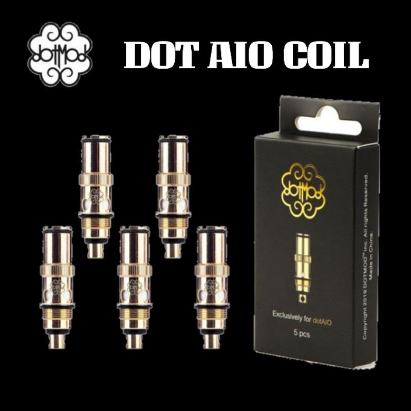 Authentic Dot AIO Dotmod Replacement Coil Occ 0.3 Ohm / 0.7 V2 Ohm /1.2 Ohm For DotAio Occ