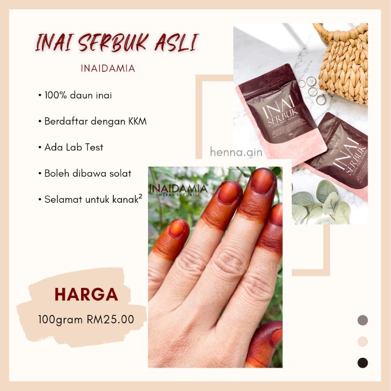 Buy Serbuk Daun Inai Daun Inai Asli Untuk Inai Jari Dan Inai Kuku Serta Inai Rambut Seetracker Malaysia