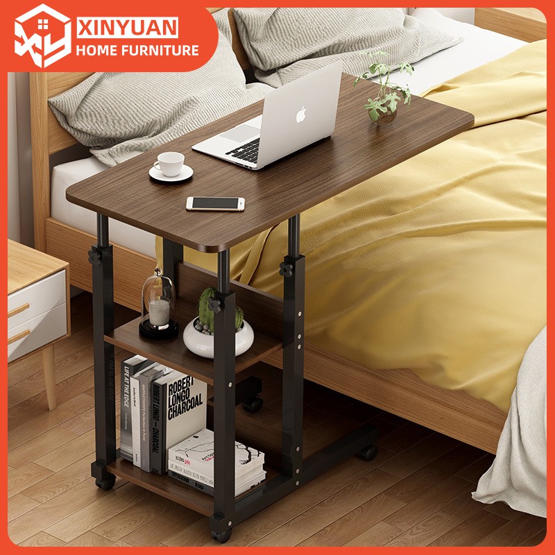 Bedside Table Bedroom Simple Bed Computer Lazy Table Home Simple Bedroom Removable Lifting Small Study Desk Shopee Malaysia