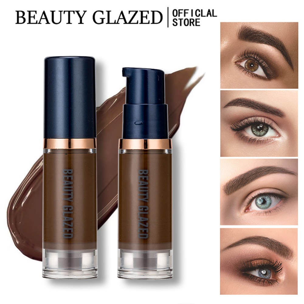 BEAUTY GLAZED Makeup Waterproof Eyebrow Gel Long-wear Sculpt Lift Brow Styling Eyebrow