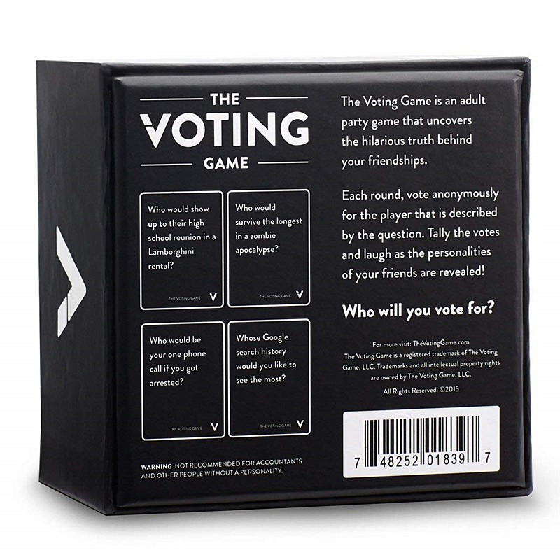 Versatile Premium Voting Game Adult Fun Hilarious Playing Card Parties Quality - Image 2