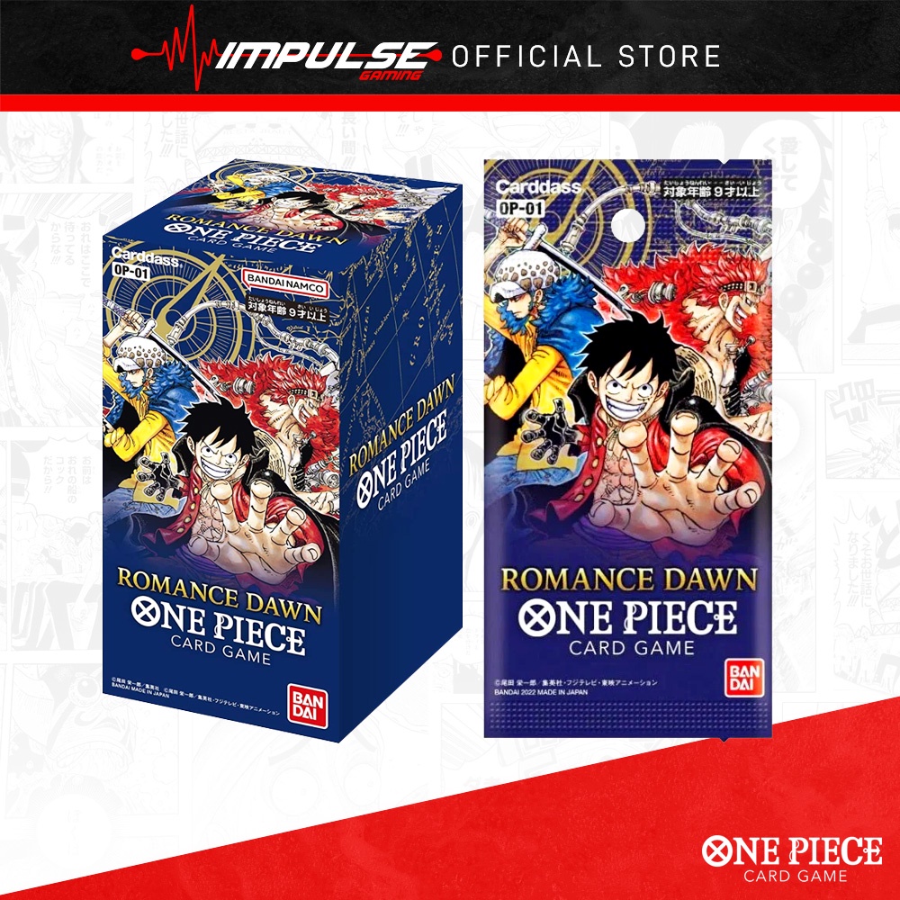 One Piece TCG Booster Box OP01 Romance of Dawn Japan Version Shopee