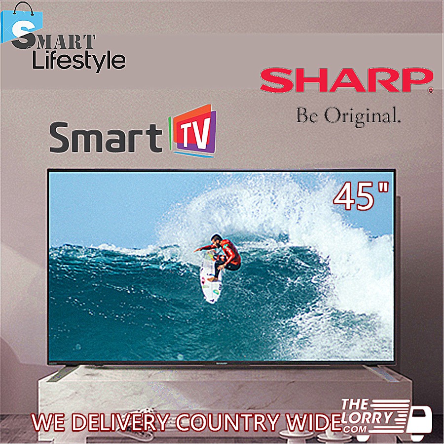 Sharp 45 EASY SMART FULL HD LED TV WITH DVBT2 2TC45AE1X Shopee Malaysia