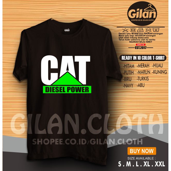 cat diesel power t shirt