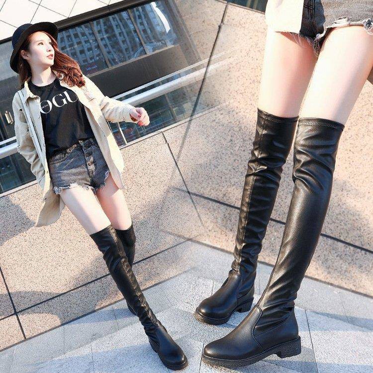 knee boots for skinny legs