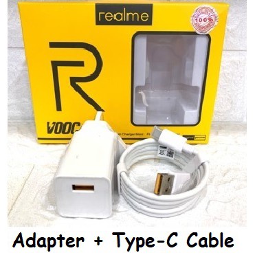 Realme VOOC Flash Charger 5V/4A Adapter charger With 5A TYPE C Cable OR Micro Usb