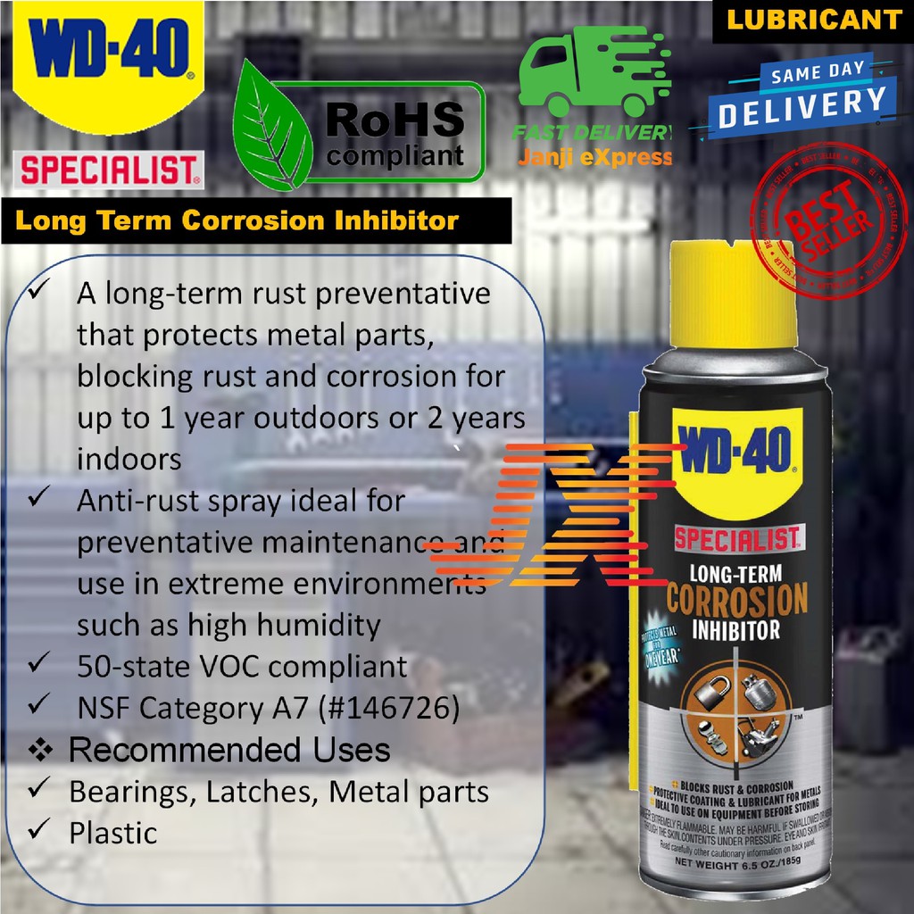WD40 Specialist Long Term Corrosion Inhibitor 185g WD40 Anti Rust 1