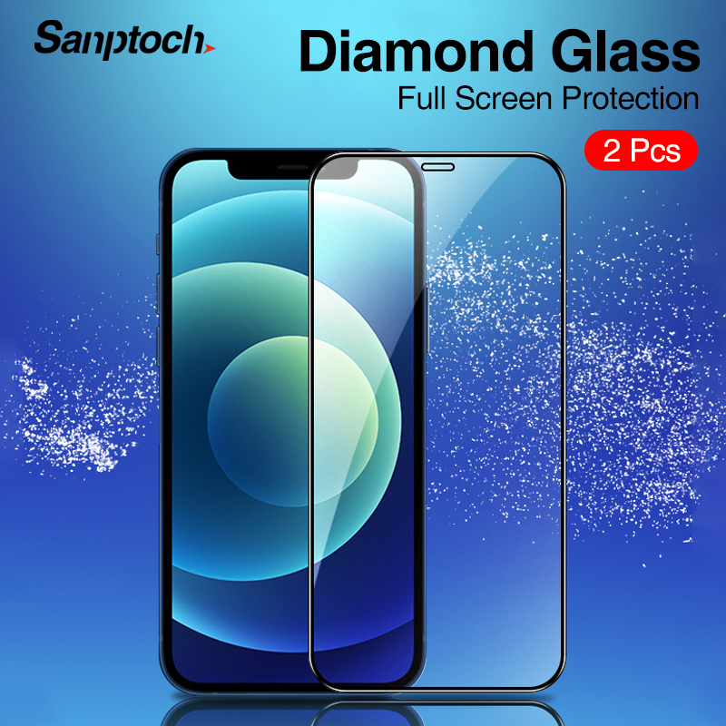 Sanptoch Full Screen Protector For iPhone 11 / 12 Pro Max / 12 Mini