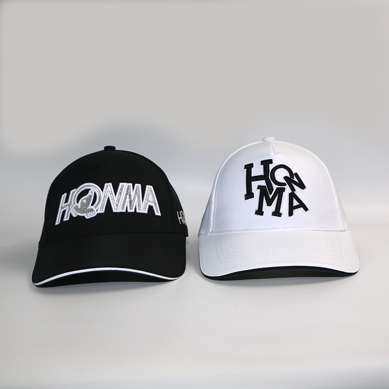 Honma Golf Cap Black White Sport Cap | Shopee Malaysia