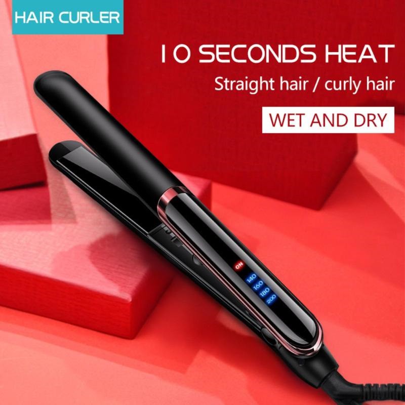 💥Ready Stock💥Professional Hair Straightener Flat Iron for Hair Styling 2  in 1 Curling Iron hair curler for All Hair Type | Shopee Malaysia