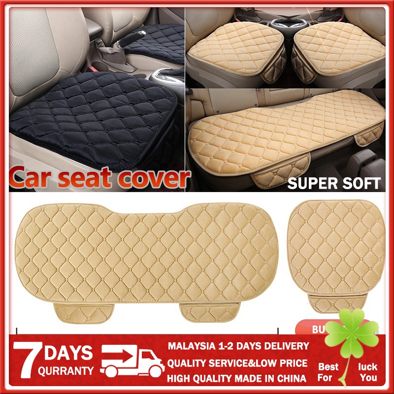 3 in 1Car seat cushion non-slip cover Kusyen velvet plush car seat cushion Car Seat Cover Soft and comfortable