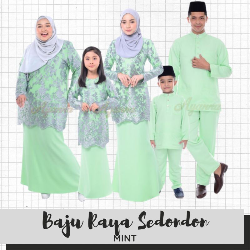 Baju Raya Hijau Muda