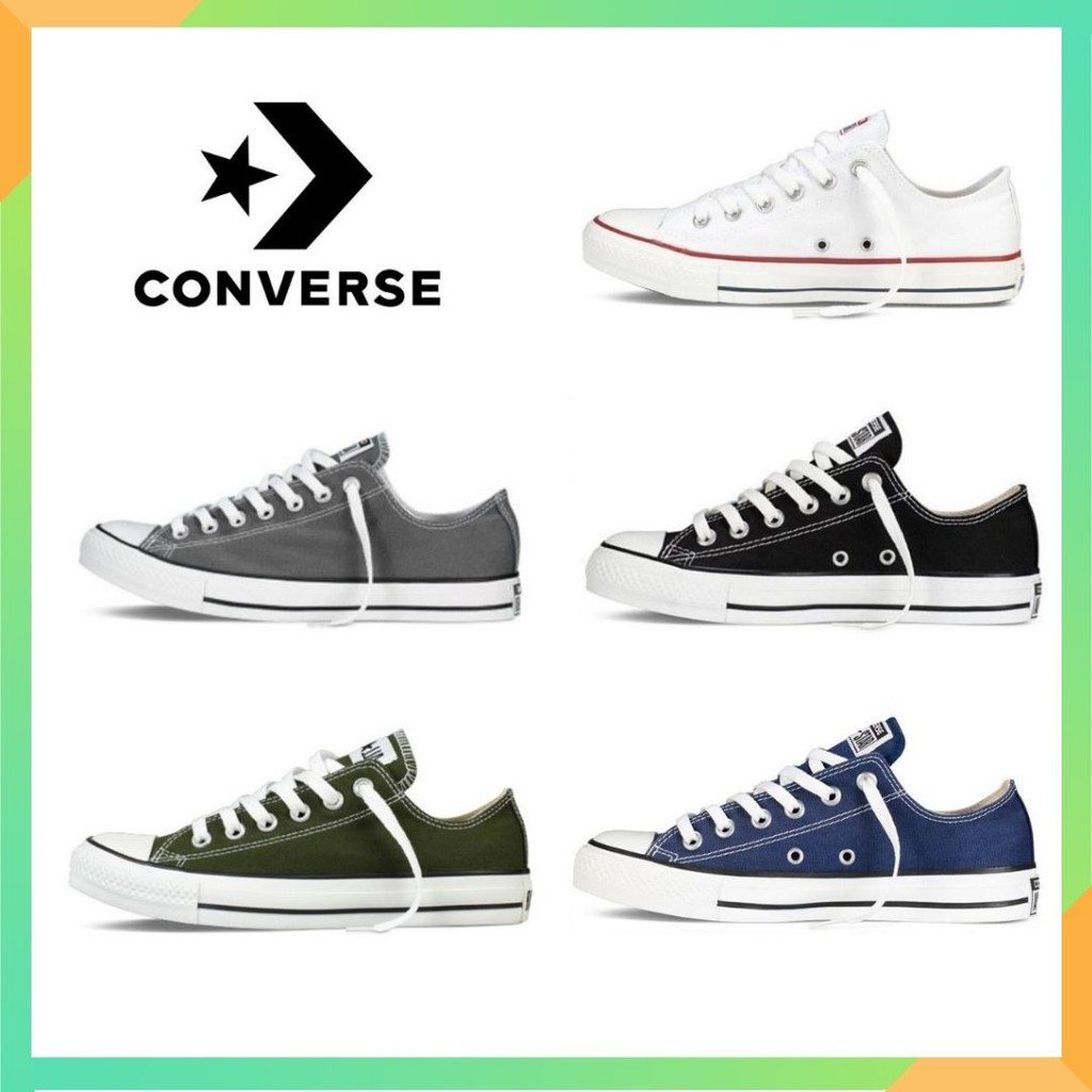 CONVERSE ALL STAR LOW CUT [READY 24HOURS DELIVERY] HOT SALES MAN FEMALE UNISEX CHEAPEST CLASSIC PREMIUM GRADE