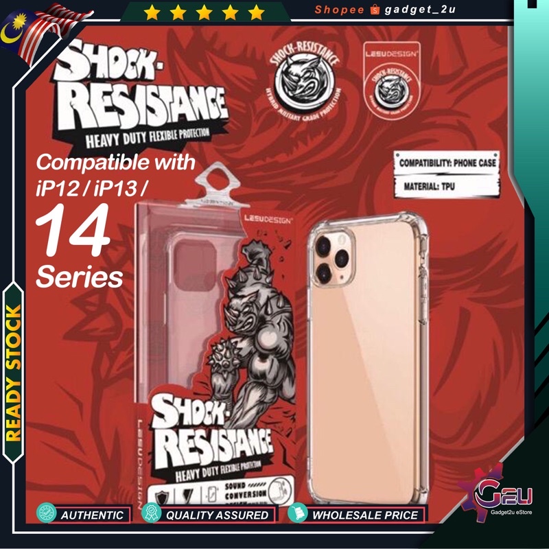 LEEU DESIGN 6D Sound Switching Shockproof Air Bag Phone Case Compatible