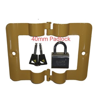 Water Meter Coupling Clamp Kunci Meter Air Meter Lock Yellow Shopee Malaysia