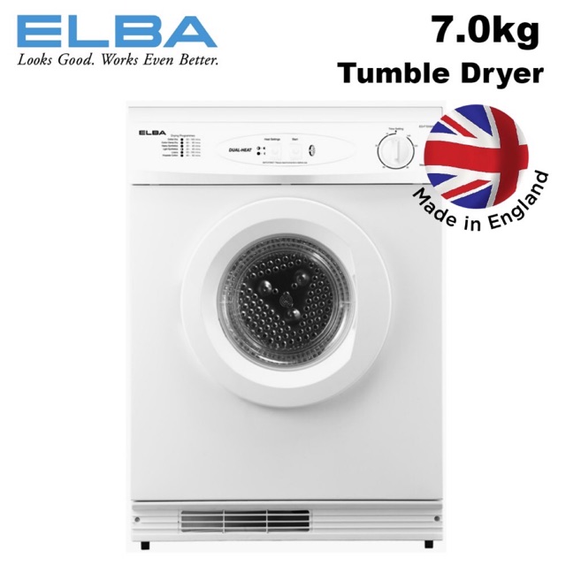 Made In England] Elba 7.0kg Tumble Dryer EDF7209(WH) Shopee Malaysia