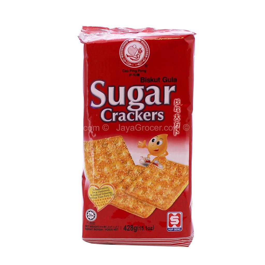428g Lee Hup Seng Sugar Crackers Biscuit Halal Local Ready Stocks Shopee Malaysia