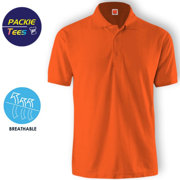 orange t shirt with collar