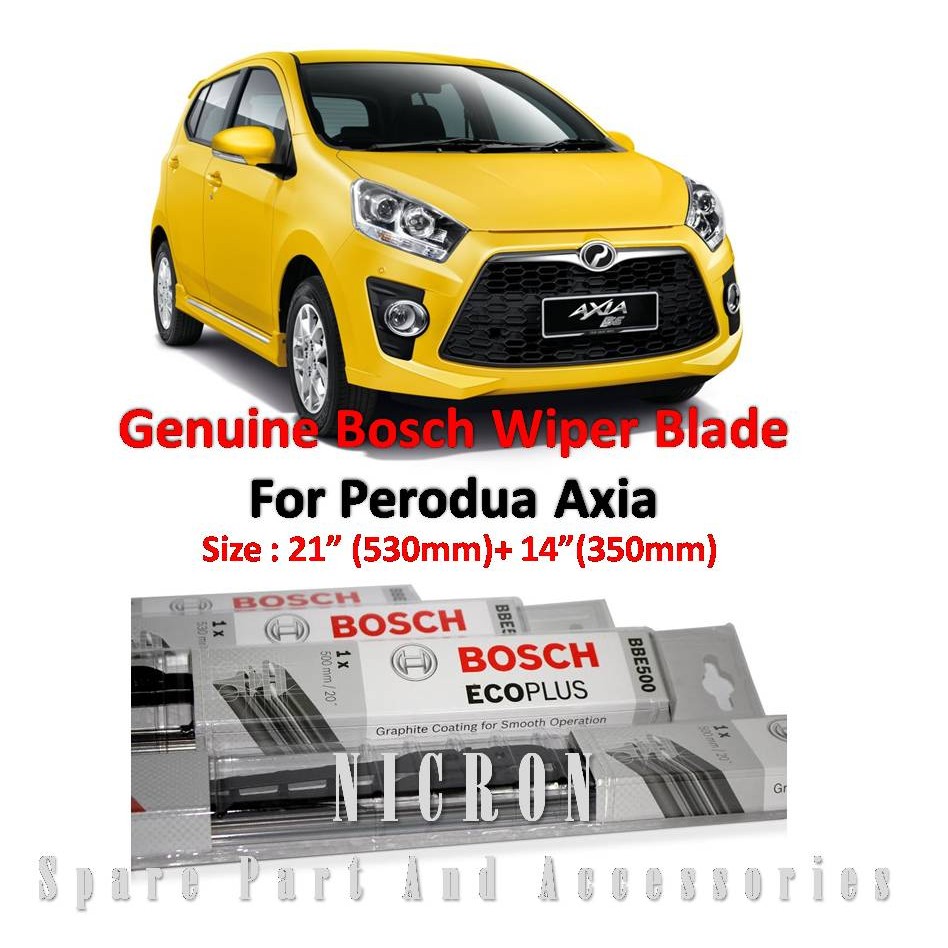 (Promotion) Perodua Axia (Size:21+14) Bosch Wiper Blade 