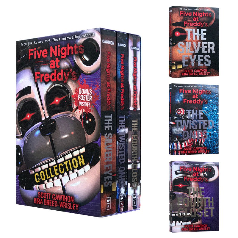 玩具熊的五夜后宫小说三本套装英文原版five Nights At Freddy S Shopee Malaysia