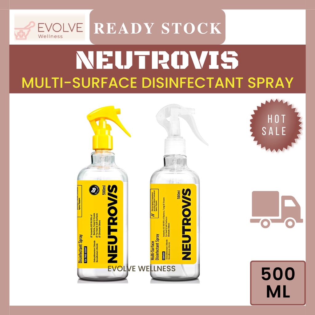 [500ML] NEUTROVIS MULTISURFACE DISINFECTANT SPRAY KILLS 99 BACTERIA & GERMS Shopee Malaysia
