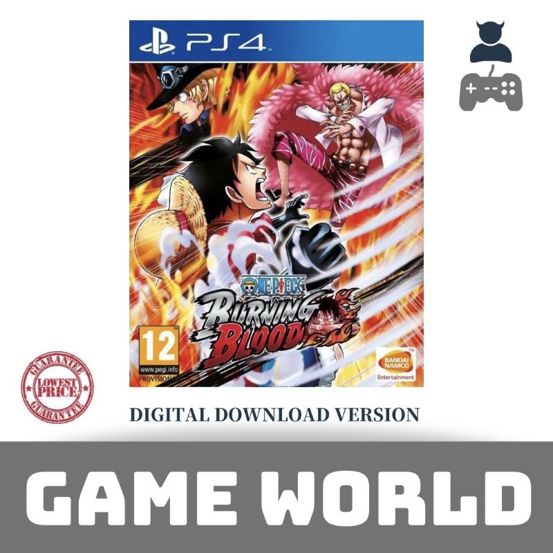 Ps4 One Piece Burning Blood 海贼王燃烧之血热血燃烧航海王数字下载版digital Download Shopee Malaysia